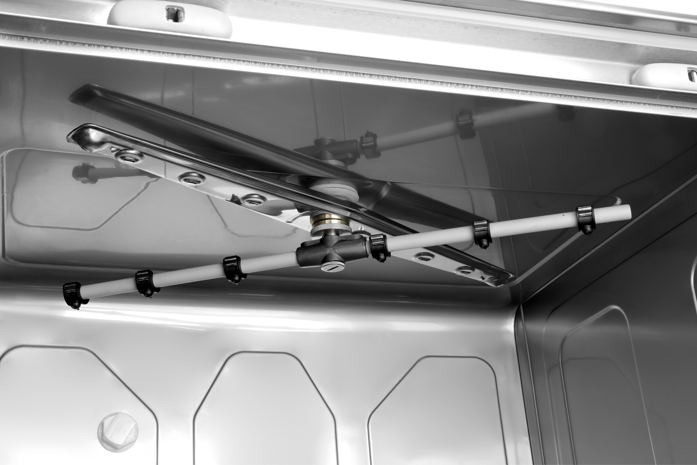 Bartscher Spülmaschine US E500 LPR |Eigenschaften: - | Maße: 59,5 x 65,5 x 83,0 cm.Gewicht: 53,6 kg