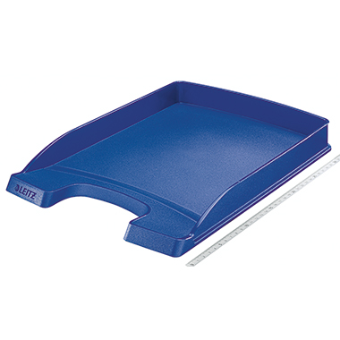 Leitz Briefablage Plus DIN A4 Polystyrol Farbe: blau