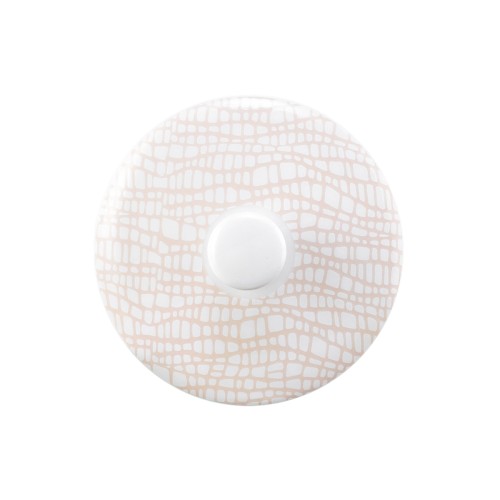 Seltmann Deckel zur Zuckerdose 0,26 l, rund, Form: Life, Dekor: 25673 Fashion posh rose, hohe Kantenschlagfestigkeit, Made in Germany