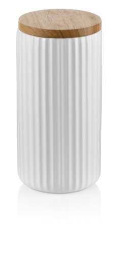 KELA Vorratsdose Maila Keramik weiß 20,5cm 10,5cmØ 1,0l