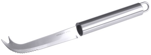 Cocktailmesser Serie POLARIS, Griff aus seidenmatt poliertem Edelstahl 18/10, gezahnte Klinge aus hochglänzendem, geschärftem Edelstahl