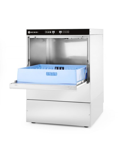 Geschirrspüler 50x50 - elektronische Steuerung, HENDI, 400V/6600W, 570x600x(H)830mm