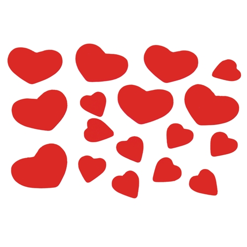 Deko-Streuschmuck, Holz "Herzen" 15 gr. von PAPSTAR