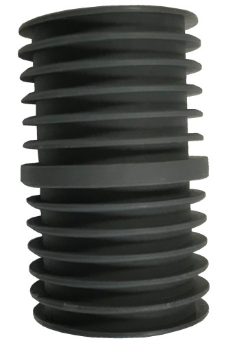 SARO Längsverbindung für Kantenschutzrohr Made in Europe - Ideal für den Thekenbereich im Supermarkt - Schutz vor Einkaufswagen - Material: