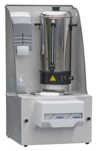 NEUMÄRKER Handwaschbecken 10T - Tischgerät inkl. 10 Liter Heißwasserspender 455x425x865 mm