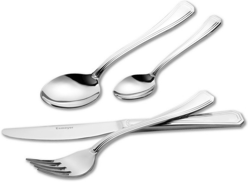 24-tlg. Besteck ANGELIKA Edelstahl 18/10 poliert im Geschenkkarton mit Fenster