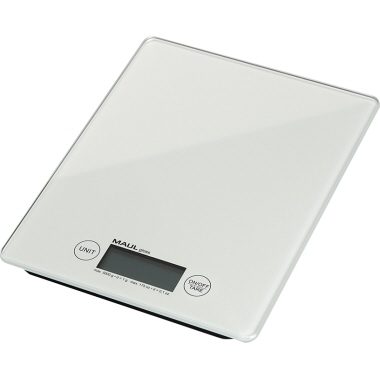 MAUL Briefwaage MAULgloss 4 g - 5kg ohne Netzanschluss weiß