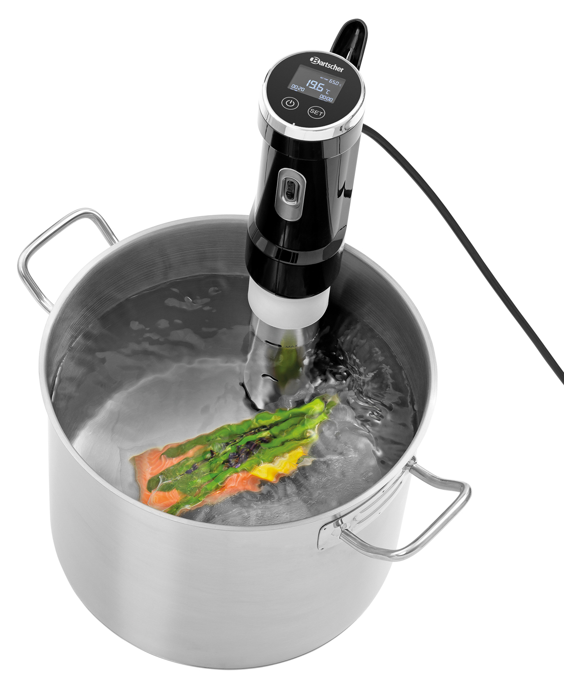 Bartscher Sous-Vide-Stick SV ST15L |Kontrollleuchte: - | Maße: 6,8 x 13,5 x 37,5 cm.Gewicht: 1,1 kg