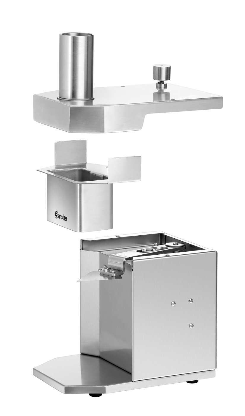 Bartscher Currywurstschneider DRM3500E |Eigenschaften: Abnehmbarer Trichter,spülmaschinengeeignet | Maße: 16,5 x