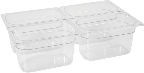 HENDI Gastronorm Behälter 1/4 - 150 H mm - 265x162 mm 4,0 Liter