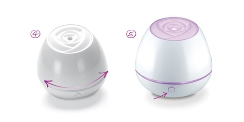 Ultraschall-Luftbefeuchter FANCY HOME, Rose