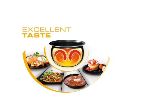 Tefal Multikocher 45 in 1, mit LC-Display, 5 Liter Kapazität, Rezeptbuch und Zubehör, für perfekten Reis und vieles mehr