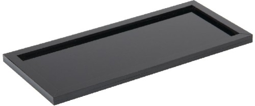 Badezimmer Präsentationsplatte schwarz