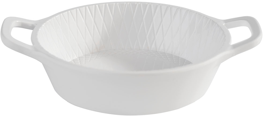 Schale -MINI- Ø 8,5 cm, H: 2,5 cm Melamin, weiß, 0,07 Liter Griff: je 1,5 cm spülmaschinengeeignet stapelbar nicht