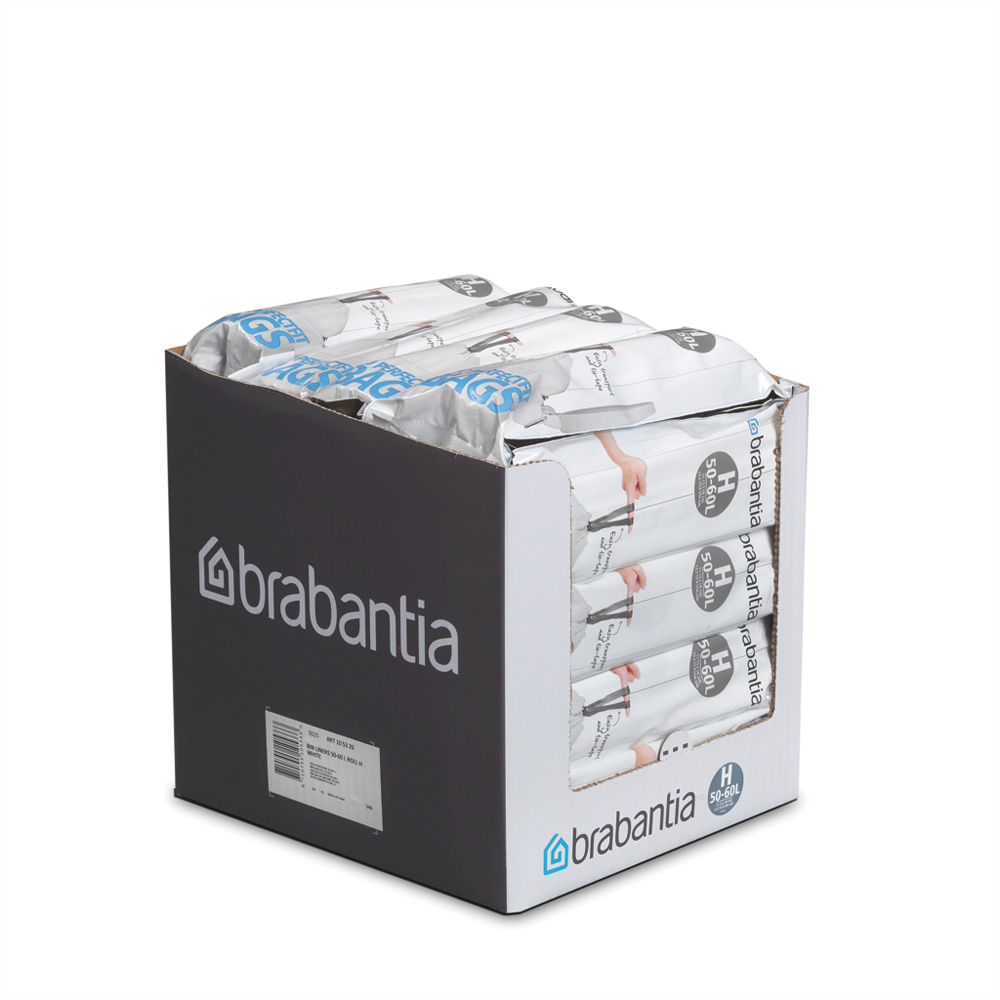 Brabantia PerfectFit Beutel 50-60 L (H) - 10 Stück pro Rolle (Aufreißkarton)