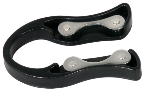 Folienschneider für Weinflaschen, aus flexiblem Kunststoff, mit Schneidbacken aus Edelstahl Länge: 7 cm, Breite: 4,5 cm,