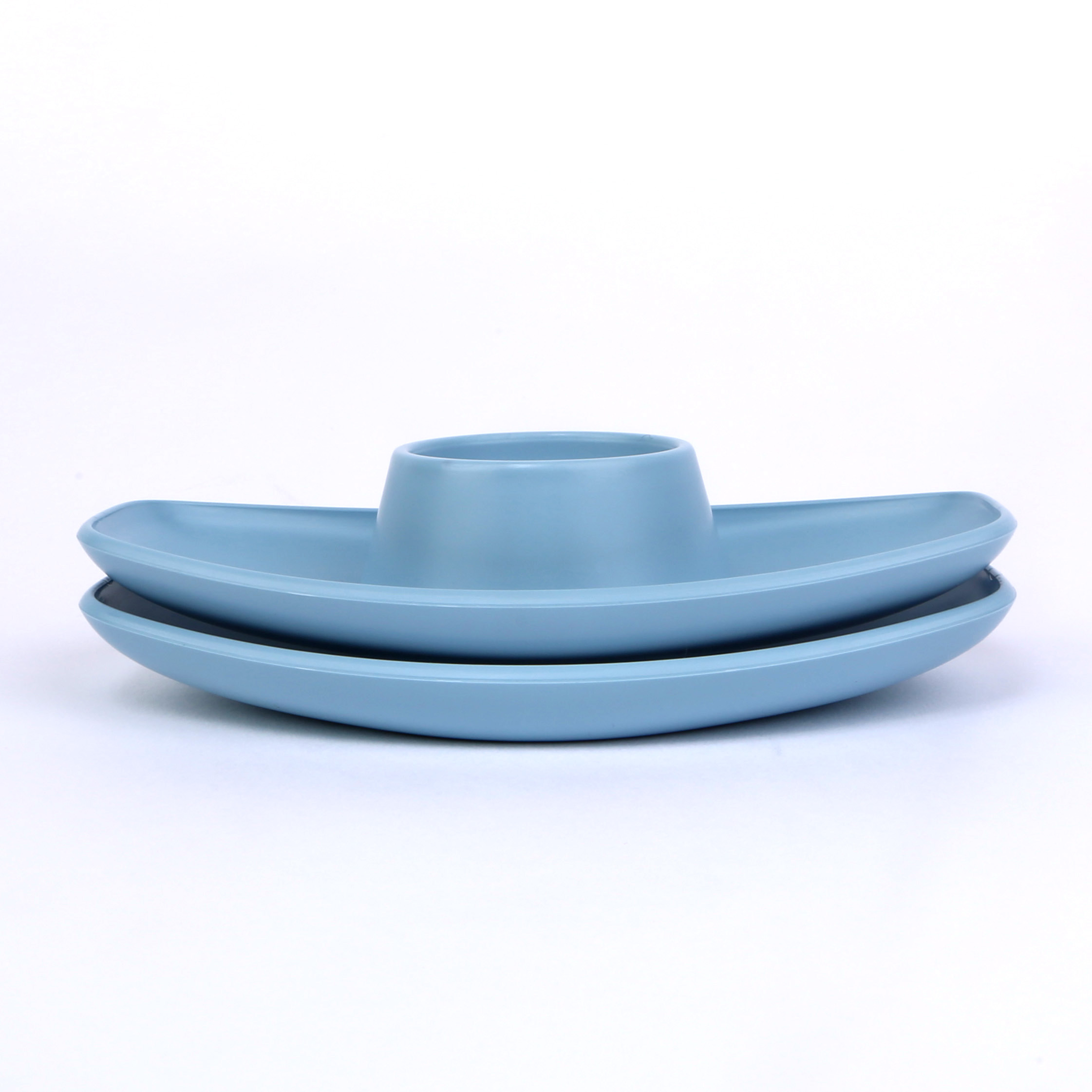 vaLon Zephyr Eierbecher aus schadstofffreiem Kunststoff in der Farbe pastellblau.