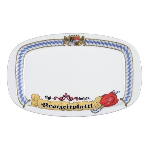 Seltmann Platte oval 26 cm, Form: 1/2 Dick, Dekor: 27110 Bayern