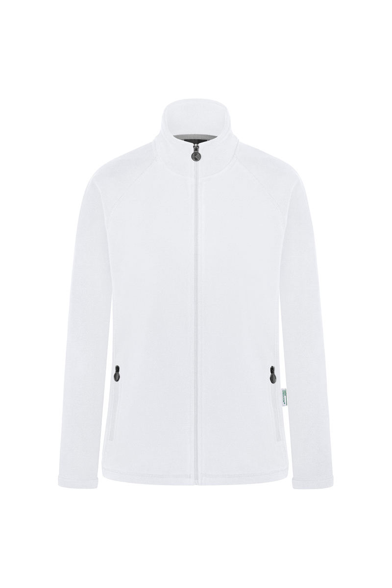 Damen Workwear Fleecejacke Warm-Up, aus nachhaltigem Material , 100% GRS Certified Recycled Polyester - Größe: 2XL