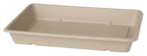 Duni Box Bagasse 850 ml Braun ungeteilt, 480 Stk/Krt (12 x 40 Stk)