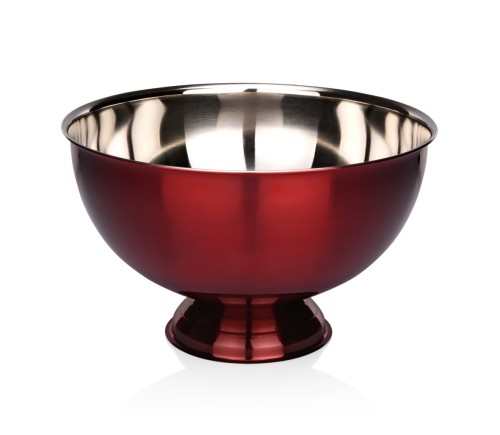 Champagnerkühler. Chromnickelstahl. mit farbiger Pulverbeschichtung.