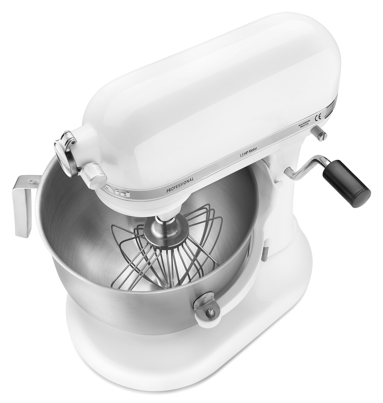 Bartscher KitchenAid 5KSM7990XEWH weiß, 6,90L |Sicherheitsschalter: Ja | Maße: 28,7 x 37,1 x 41,7cm. Gewicht: 12,2 kg