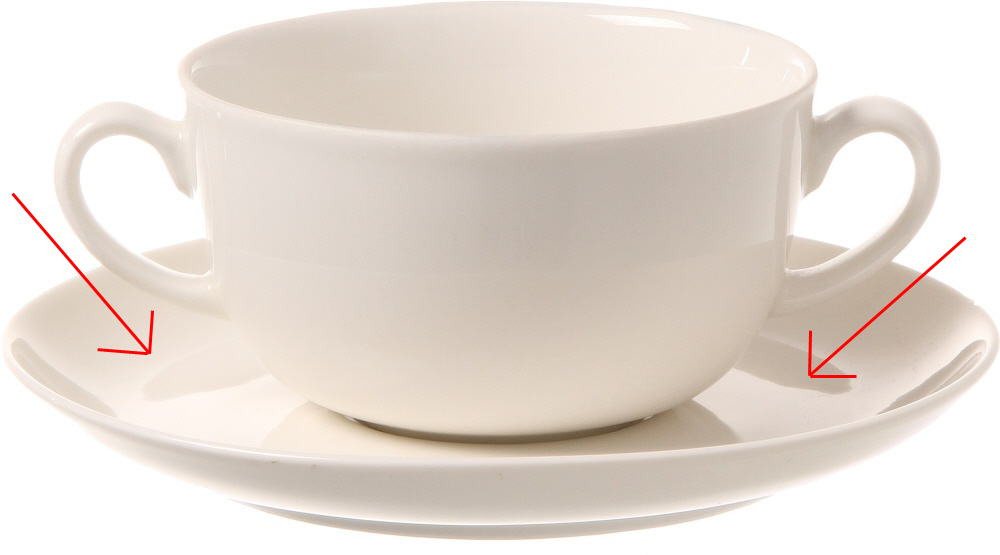 HENDI Suppentasse obere - Inhalt: 350 ml