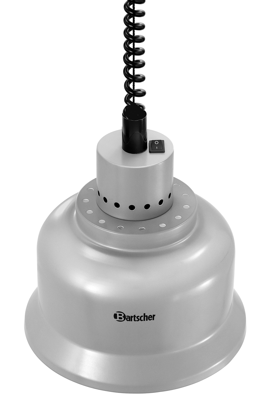 Bartscher Wärmelampe IWL250D SI | Art derWärmequelle: Infrarotlampe(n) | Maße: 23 x 23 x25,0 cm. Gewicht: 1 kg