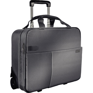 Leitz Trolley Complete Smart Traveller Außenmaße: 44 x 37,5 x 23 cm (B x H x T) Polyester/Fleece silber grau
