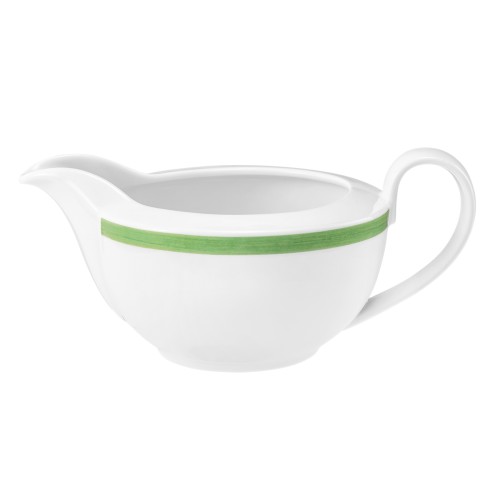 Seltmann Sauciere 0,45 l, rund, Form: Community, Dekor: 57394 Pinselband 7, hohe Kantenschlagfestigkeit, Made in Germany