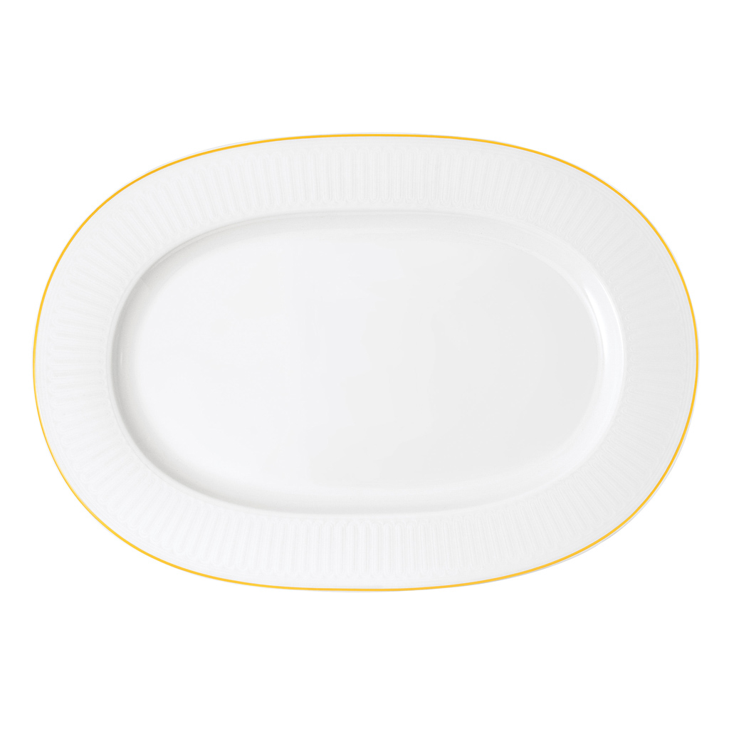 Villeroy und Boch Platte oval - Maße: 41,5 x 28,5 x 2,5 cm / Ser.: Château Septfontaines