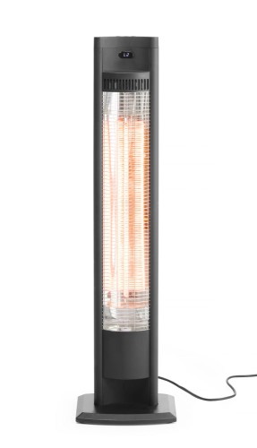 Infrarot-Heizgerät "Tornado", HENDI, Schwarz, 230V/2000W, 150x262x(H)1109mm