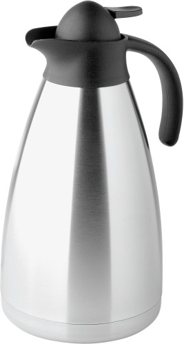 Helios Edelstahl-Isolierkanne Safir 2,0 l schwarz