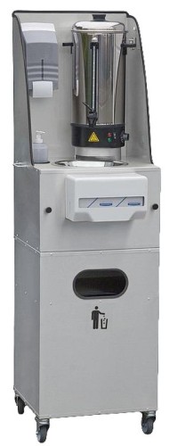 NEUMÄRKER Handwaschbecken 10F - Standgerät inkl. 10 Liter Heißwasserspender 455x425x1500 mm
