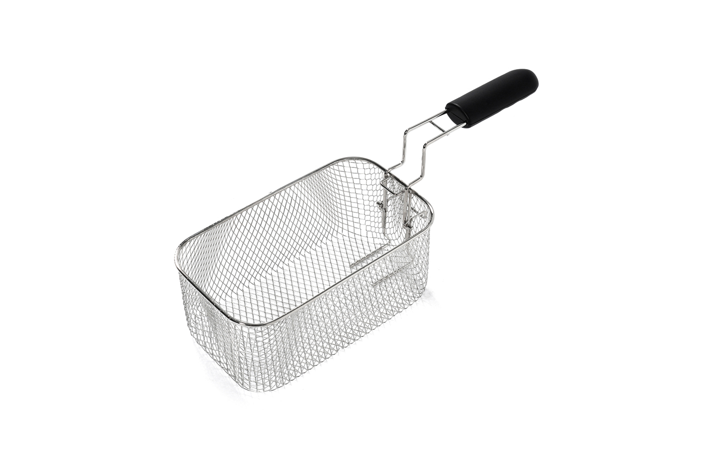 Bartscher Fritteusenkorb MINI 4L | Tiefe Korb:245 mm | Maße: 14,5 x 43,5 x 15,5 cm. Gewicht:0,24 kg