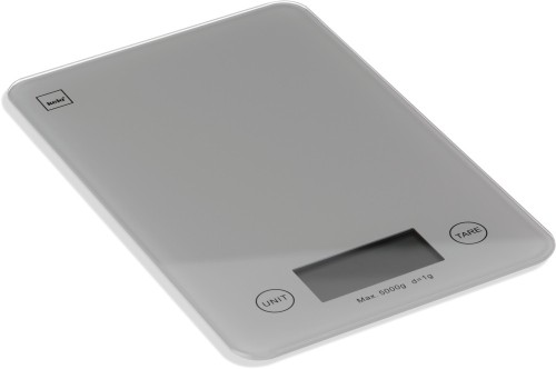 KELA Küchenwaage Pinta Glas opalgrau 15,0x23,0x1,5cm