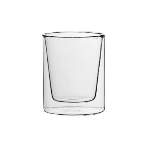 Glasbecher 0,28L, D:8cm, H:10cm, doppelw., 6er