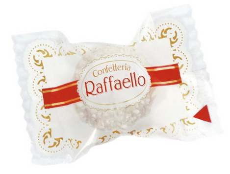 Ferrero RAFFAELLO, Inhalt: 285 Stück à 10g je Karton.