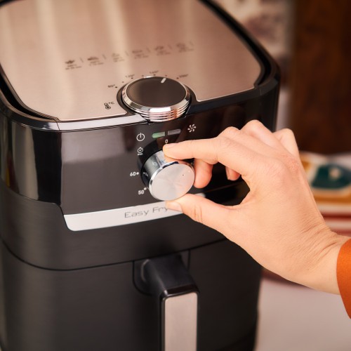Easy Fry & Grill Classic, 2-in-1, Gesundes Kochen, Heißluftfritteuse + Grill, Einstellbare Temperatur, 4,2 L-Fassungsvermögen EY5018