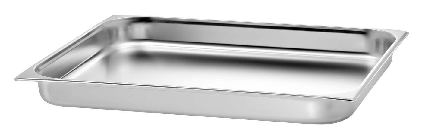 Bartscher GN-Behälter, 2/1, T65 | Ausführung:Ohne Perforation | Maße: 65 x 53 x 6,5 cm.Gewicht: 2,5 kg