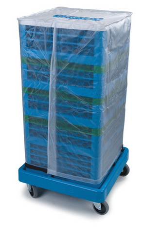 Carlisle Vinyl-Abdeckhaube, 91,4 cm lang, für Spülkörbe 50 x50 cm, Staubschutz