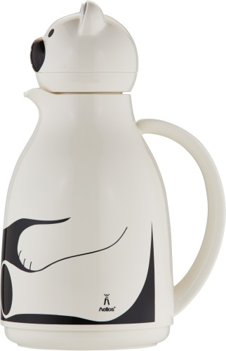 Helios Isolierkanne Thermo-Bear 1,0 l weiß