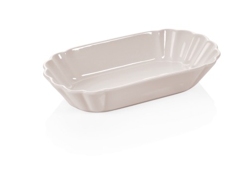 Pommesschale. Porzellan. Maße: 24,5 x 12,5 x 5 LxBxH.