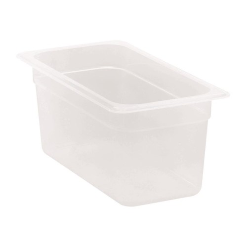 Cambro Polypropylen GN 1/3 Behälter 150mm. Ein ökonomischer Behälter für den Gebrauch mit Arbeitstischen, Regalwagen