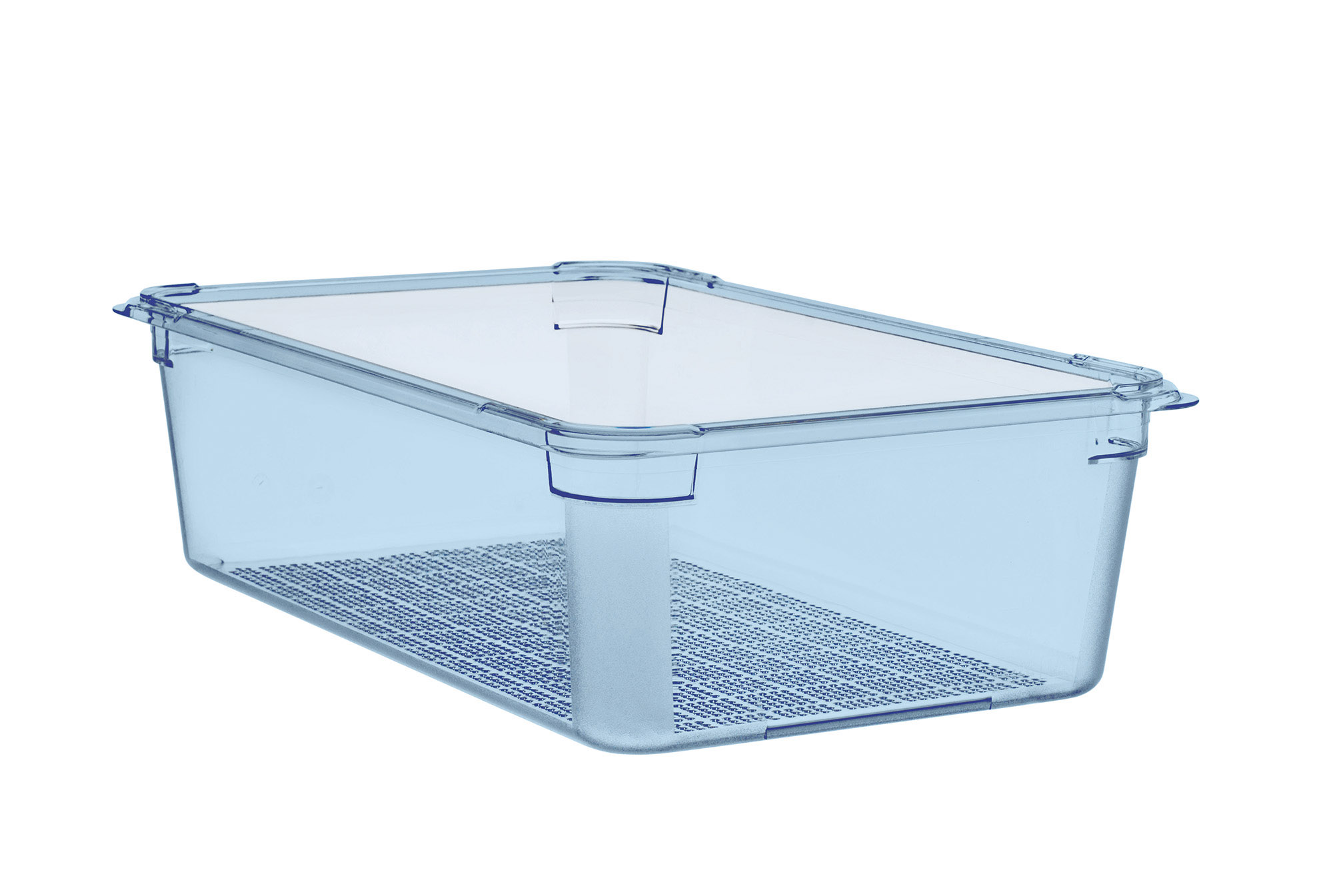 ARAVEN perforierter und luftdichter Behälter GN 1/1 150mm Höhe und 20 Liter Fassungsvermögen, BPA-frei