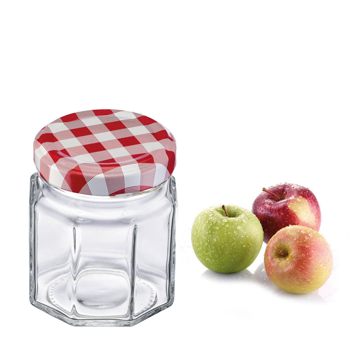 6 Gläser »Eckig« 100 ml, ø 53 mm