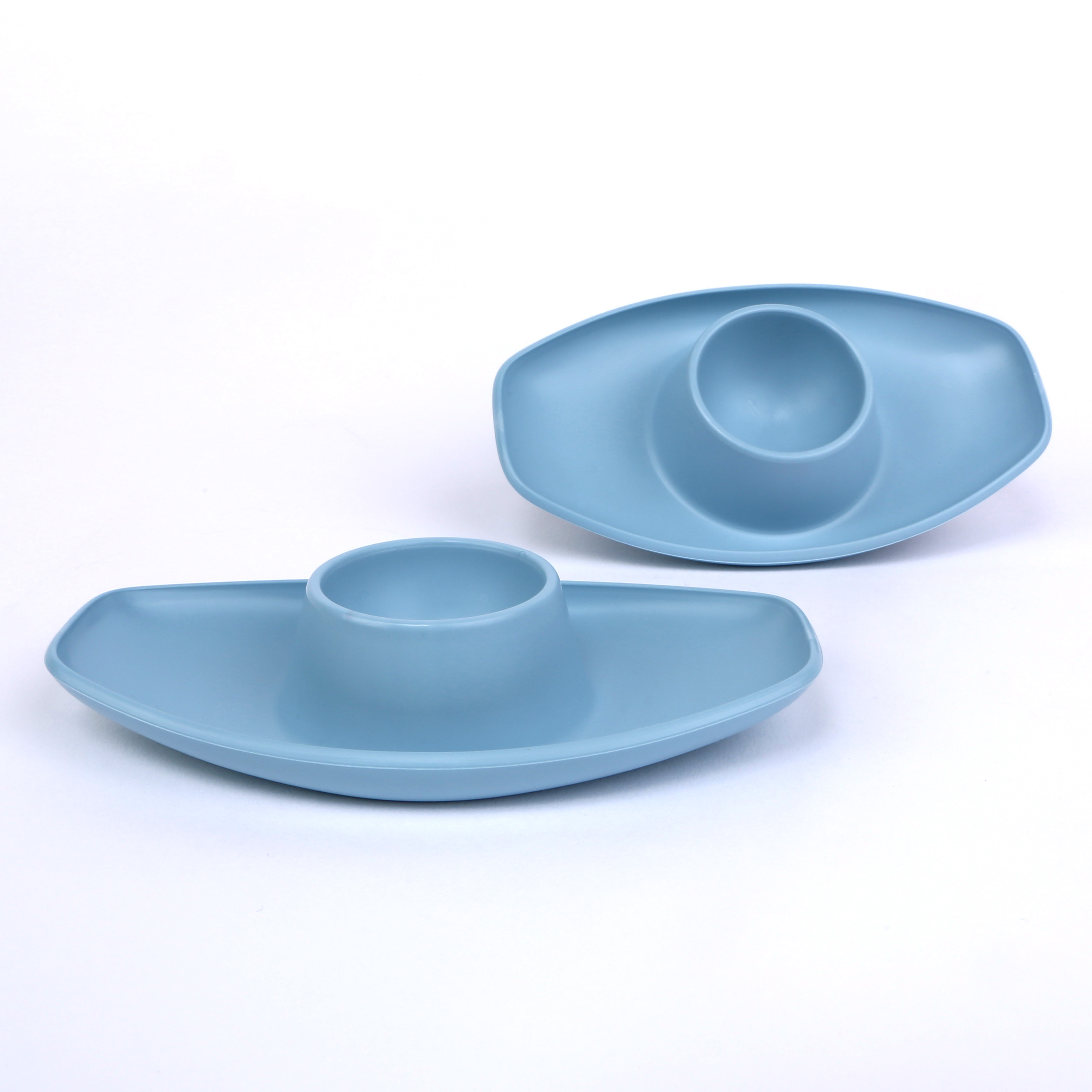 vaLon Zephyr Eierbecher aus schadstofffreiem Kunststoff in der Farbe pastellblau.