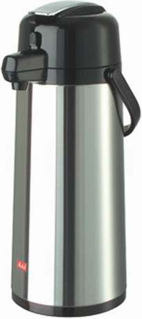 Melitta Isolierkanne, Inhalt: 2,2 Liter, aus Edelstahl, mit Pumpmechanik, für Kaffeemaschine 170 MT