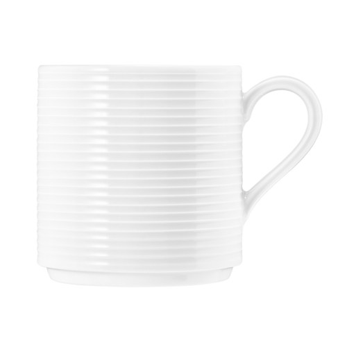 Seltmann Becher mit Henkel 0,28 l. Form: Blues in der Farbe weiss.