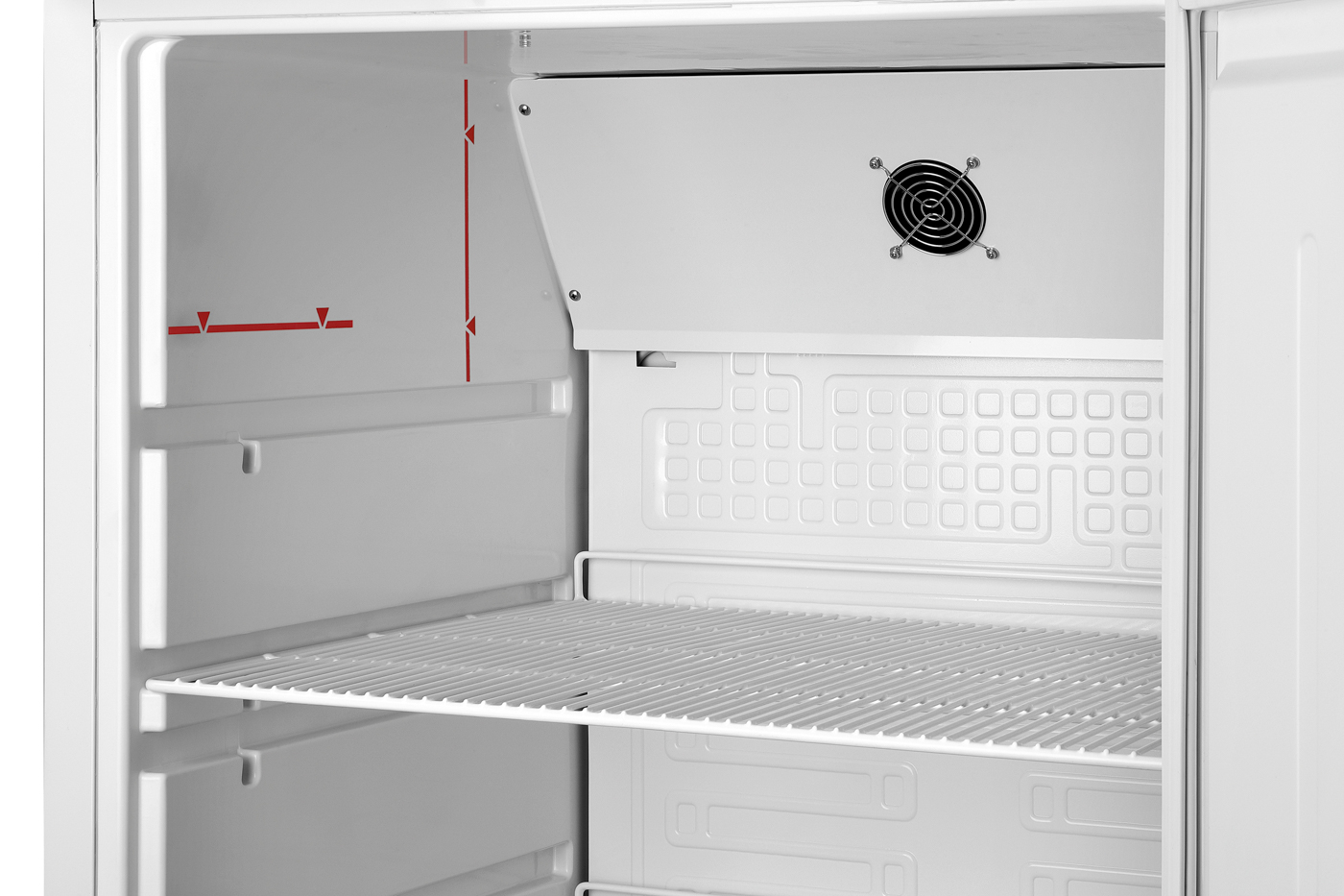 Bartscher Kühlschrank 590LW | Innenbeleuchtung: Nein | Maße: 77,5 x 72,5 x 1900 cm. Gewicht: 92,8 kg